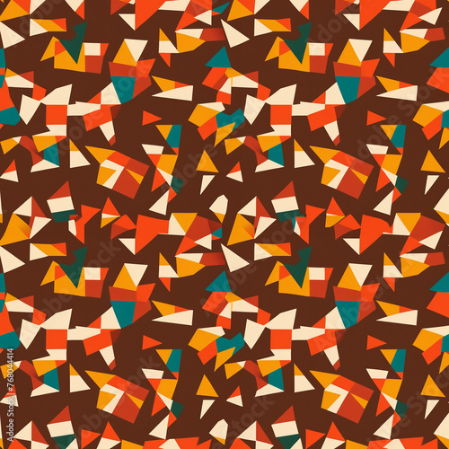 Seamless colorful abstract pattern