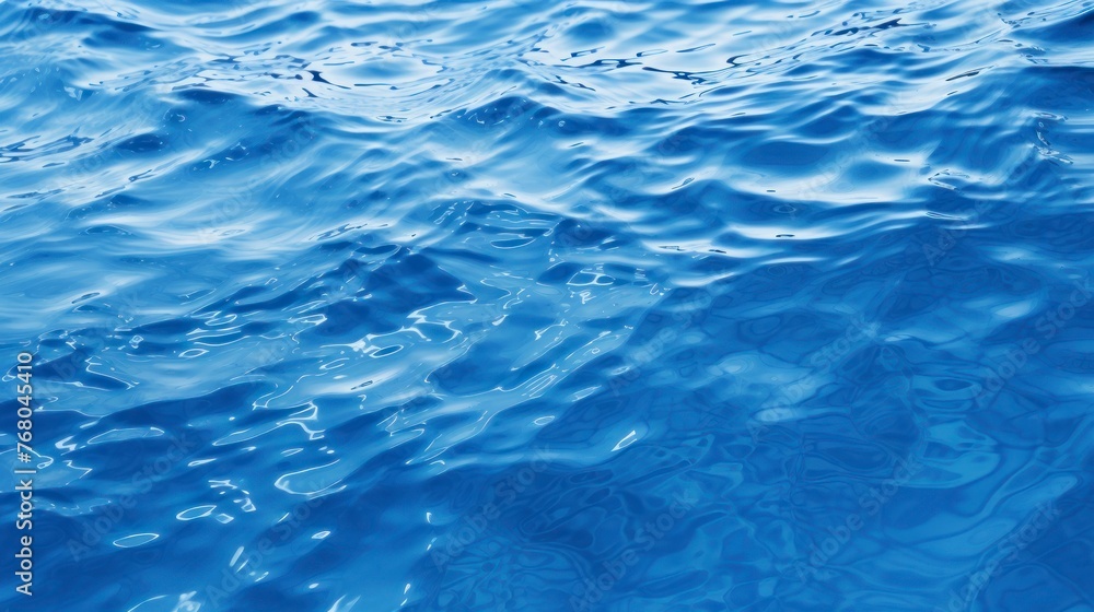 Blue water surface with ripples Blue water surface with ripples