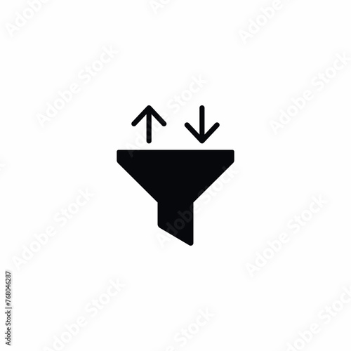 Filter Sort Order Arrange icon