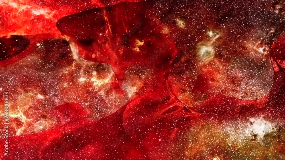 Red galaxy motion. Artist's creative view of outer space. Elements furnished by NASA Red galaxy motion. Artist's creative view of outer space. Elements furnished by NASA