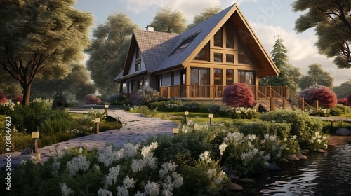 A photo of a Simple and Modern Cottage Design