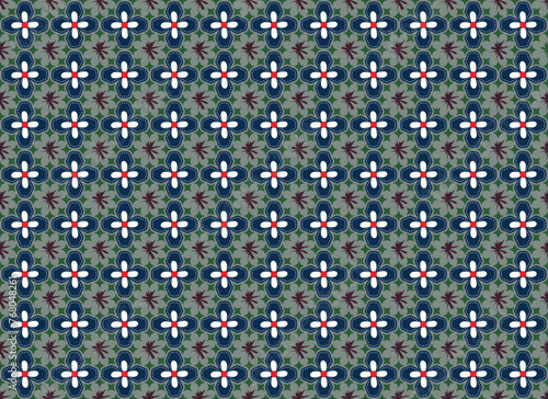 Flower style pattern background