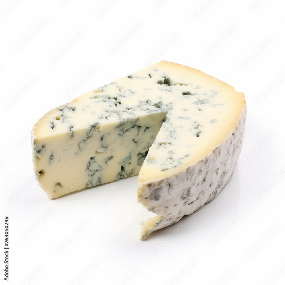 Stilton Cheese isolated on white background Stilton Cheese isolated on white background