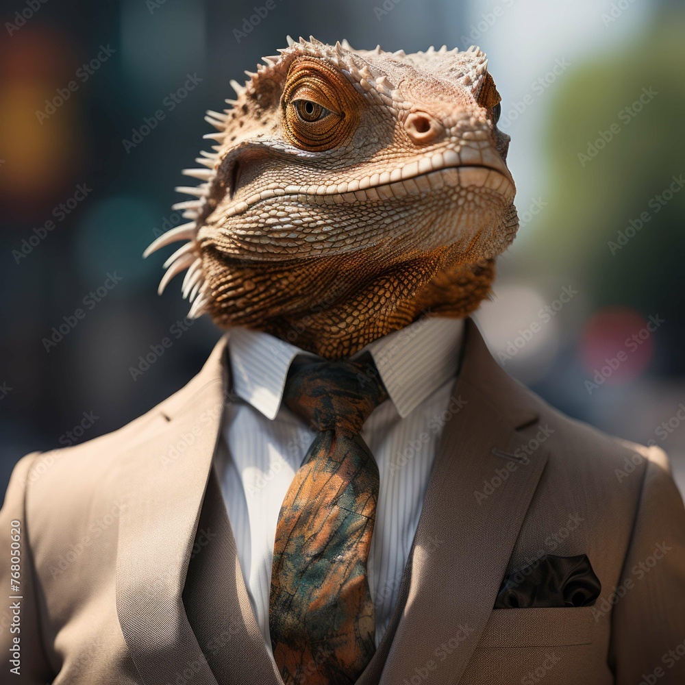 Lizard in a suit Lizard in a suit