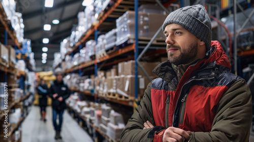 worker in warehouse