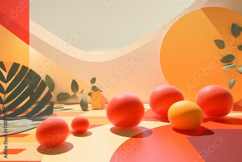 an illustration of fruits