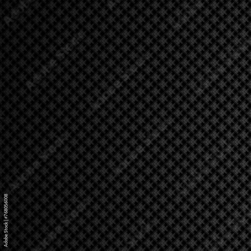 Black metal texture steel background. Perforated sheet metal. Vector illustration.