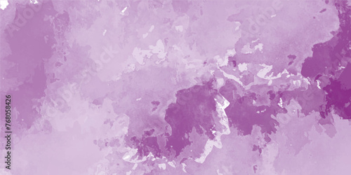 White and purple watercolor background painting with cloudy distressed texture and marbled grunge, watercolor background concept, vector art. illustration