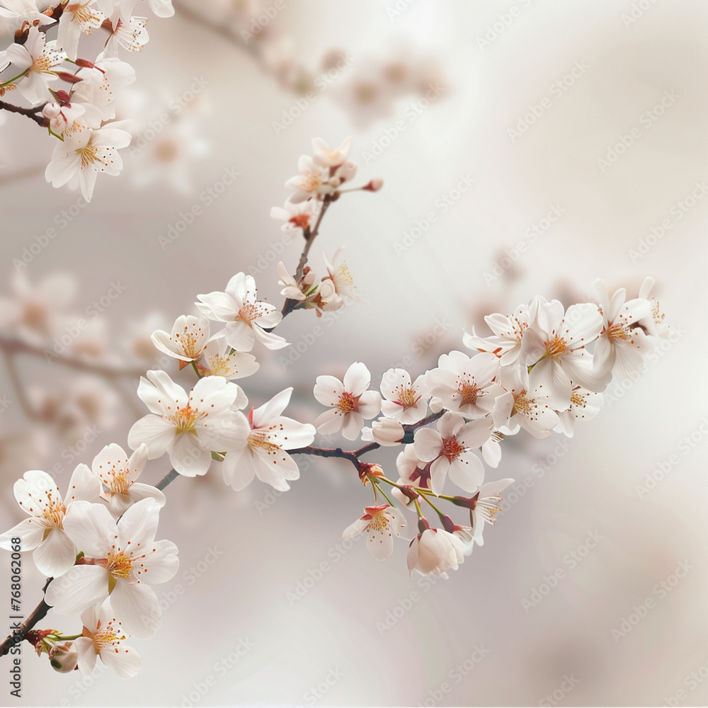 Fototapeta premium beautiful spring apple tree flowers