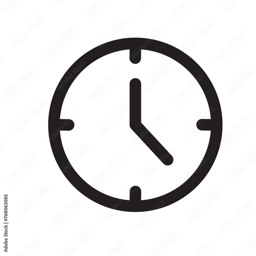 Clock icon vector. Weather icon vector illustration. Clock icon vector. Weather icon vector illustration.