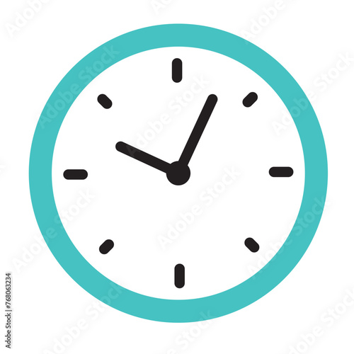 Clock icon vector. Weather icon vector illustration.
