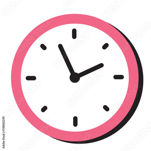 Clock icon vector. Weather icon vector illustration.