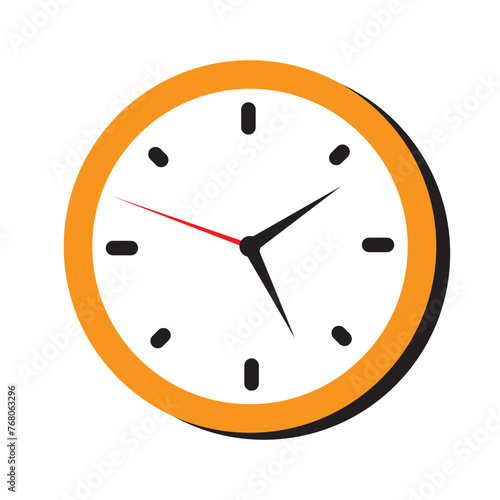 Clock icon vector. Weather icon vector illustration.