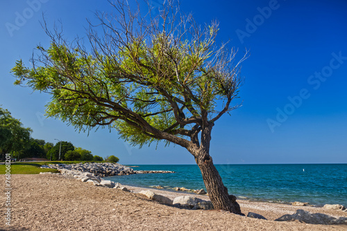 Gorgeous day at the beach int he morning - Goderich, ON, Canada © Ravi