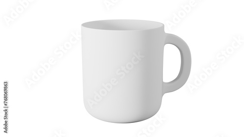 a white coffee mug