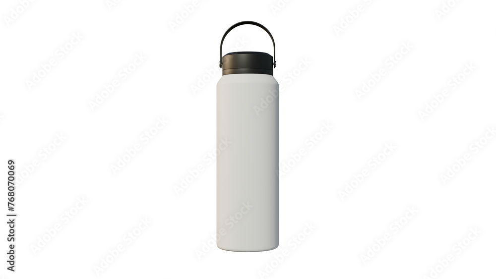 a white water bottle isolate on white background a white water bottle isolate on white background