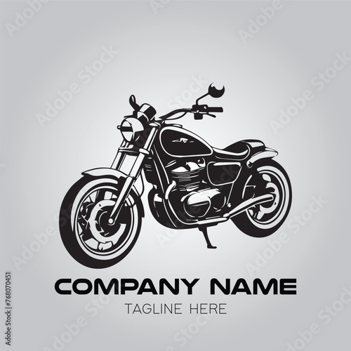 Motorcycle company logo vector image