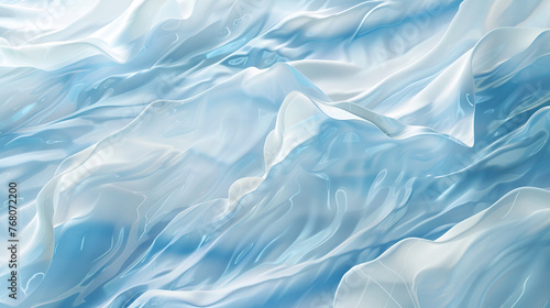 background with waves ,Blue and White Abstract Texture Background