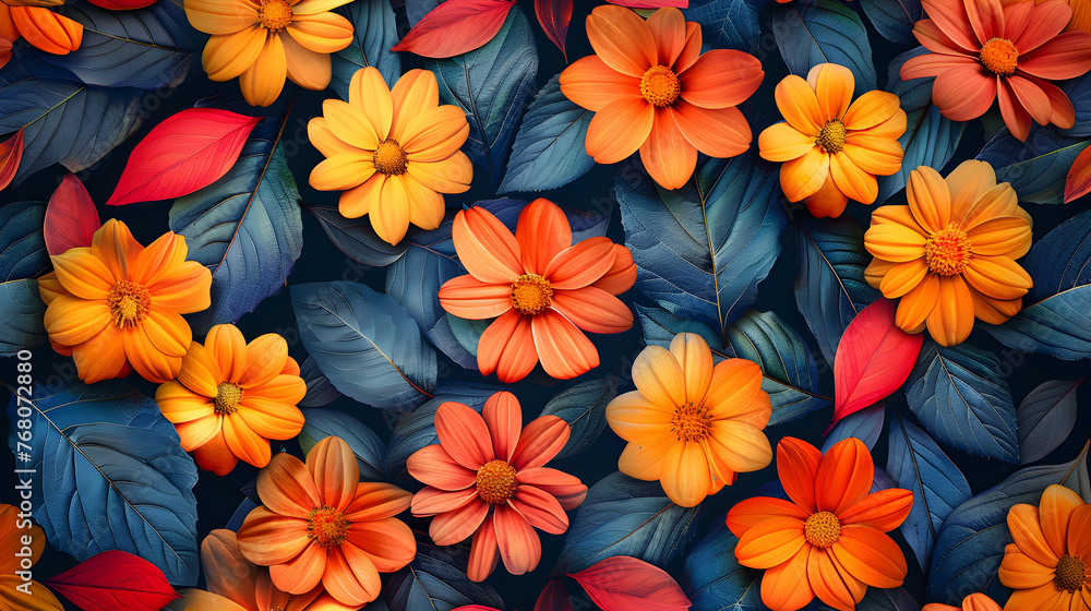 colorful flowers background colorful flowers background