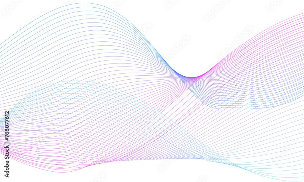 Wavy digital future technology curve ocean lines on transparent background. Vector illustration. Wavy digital future technology curve ocean lines on transparent background. Vector illustration.