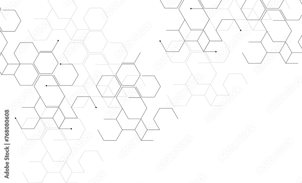 Fototapeta premium Abstract black isometric blocks with dots for banner template