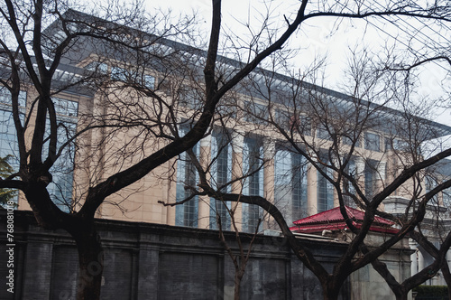 Obraz na plátne People's Supreme Court in Legation Quarter - Dongjiaomin Xiang in Beijing, China