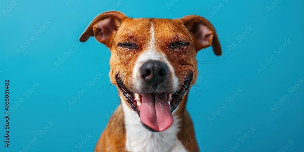 A Dog's Joyful Portrait A Dog's Joyful Portrait