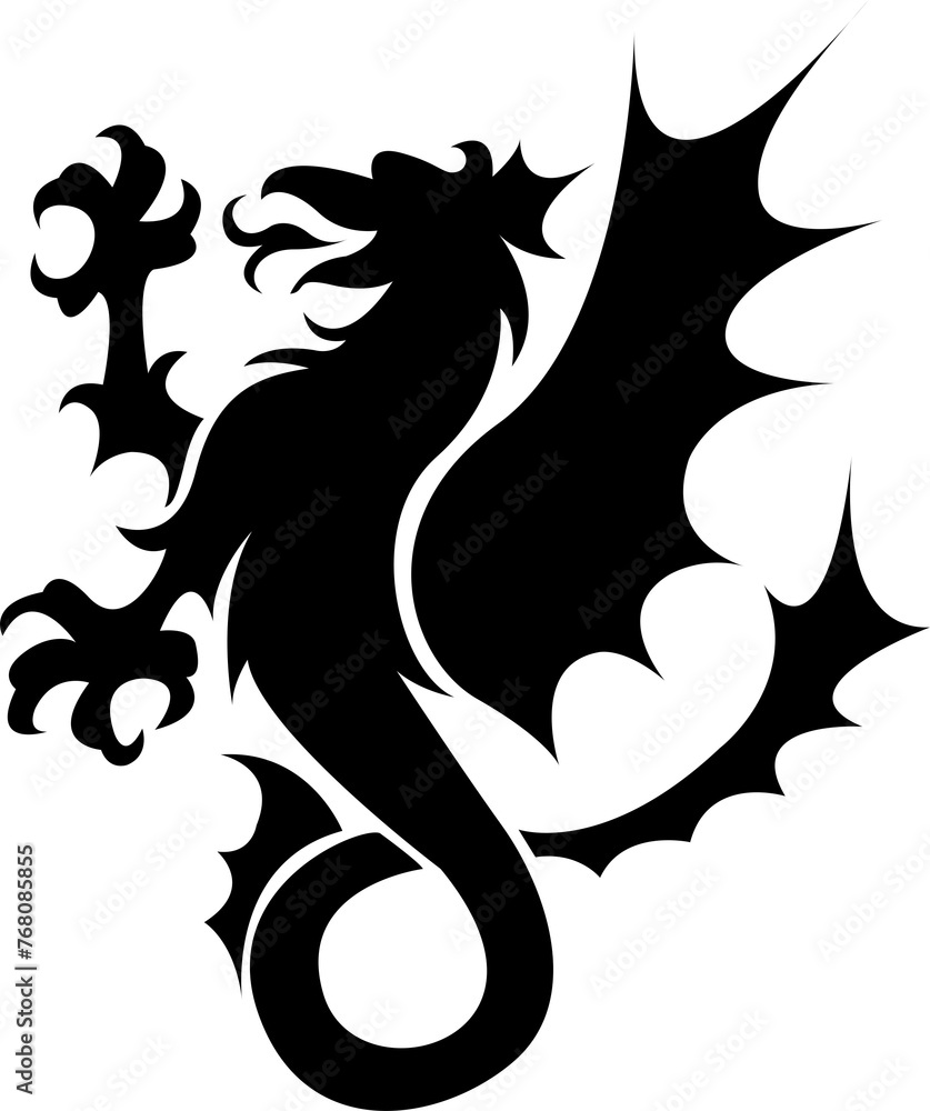 black dragon tattoo