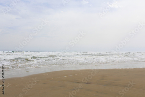 waves on the beach