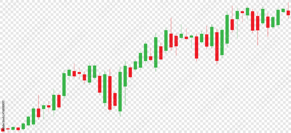 A chart of stock market crypto candlesticks on a white background. A chart with green-red candlesticks. Analysis of investment trading in the field of cryptocurrencies, stocks and forex. Vector EPS 10 A chart of stock market crypto candlesticks on a white background. A chart with green-red candlesticks. Analysis of investment trading in the field of cryptocurrencies, stocks and forex. Vector EPS 10