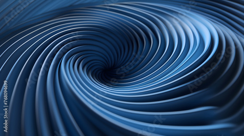 Mesmerizing Spiral Swirl Pattern in Vibrant Blue Tones