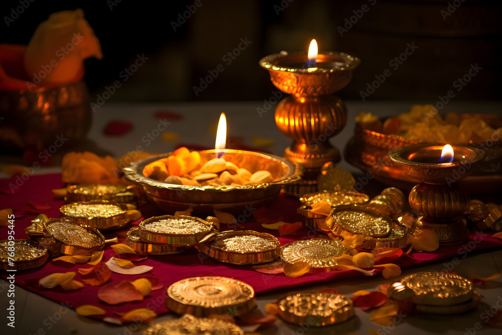 The Auspicious Brilliance and Traditional Symbols of the Dhanteras Festival