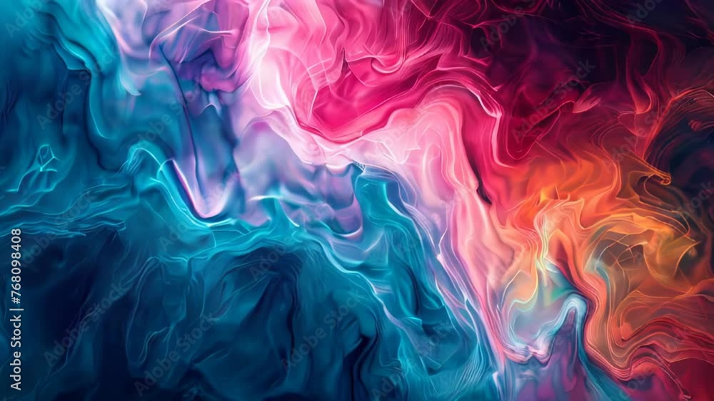 Abstract background of acrylic paint in blue, pink and orange tones. Abstract background of acrylic paint in blue, pink and orange tones.