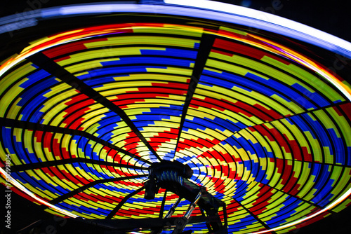 wheel in night