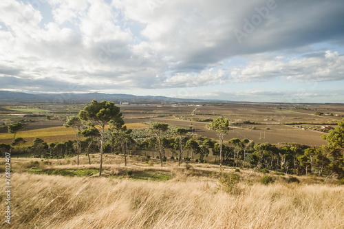 Fotografie landscape of region  in Lucera in Apulia, southern Italy