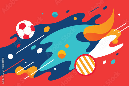 Abstract background with splashes. Modern vector illustration for sport