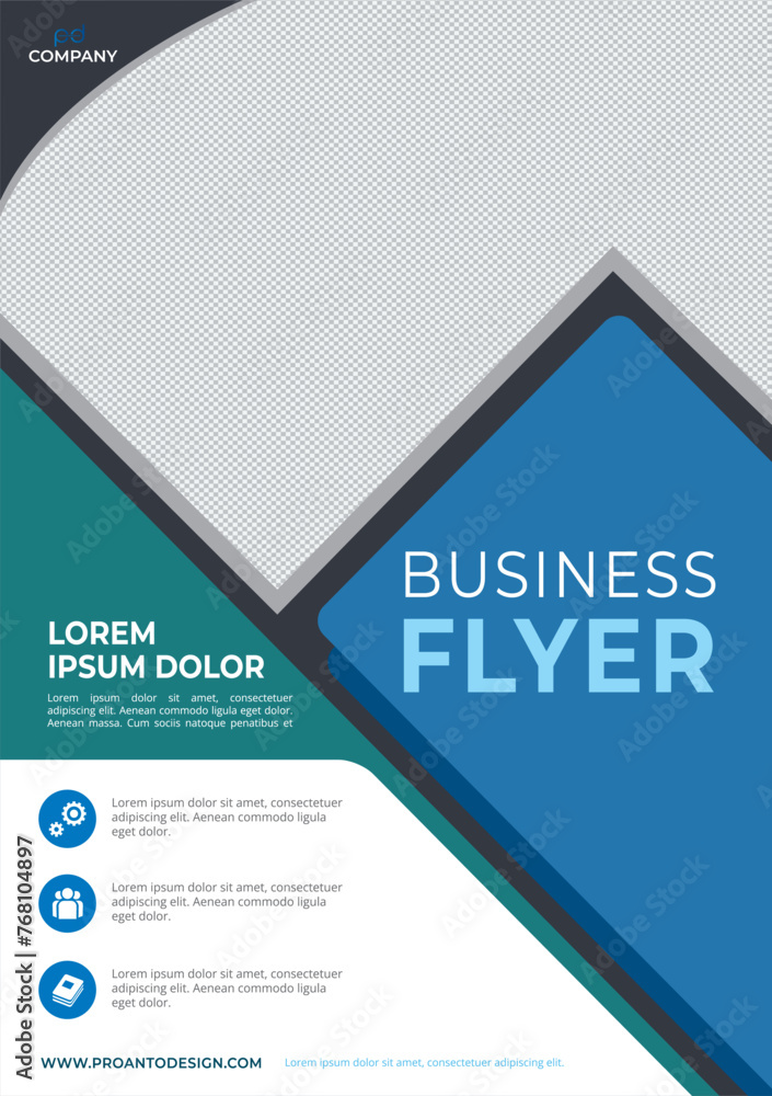 Fototapeta premium Business Flyer Design