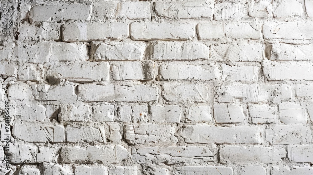 A pristine white brick wall with subtle hints of texture, exuding simplicity and elegance. A pristine white brick wall with subtle hints of texture, exuding simplicity and elegance.
