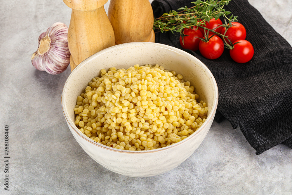 Organic wheat pasta - boiled ptitim Organic wheat pasta - boiled ptitim