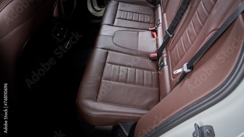 Rear seat inside of a car © The Image Engine