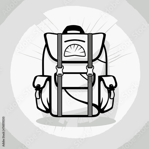 illustration of an fashioned camera