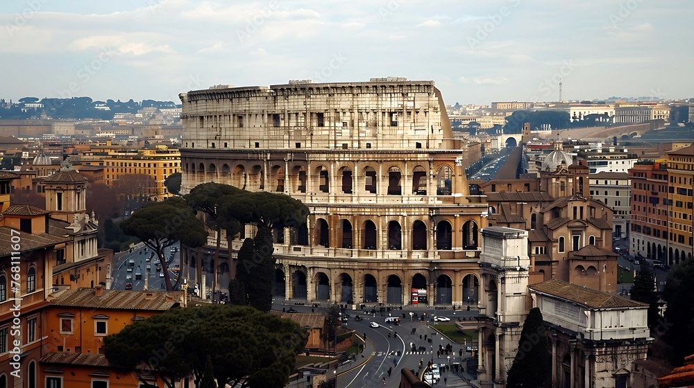 The Coliseum is an iconic symbol of ancient Rome and is one of the most popular tourist destinations in the world.