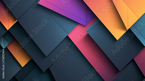 Abstract geometric background with vibrant colors. This image is perfect for use as a wallpaper or as a background for your next project.