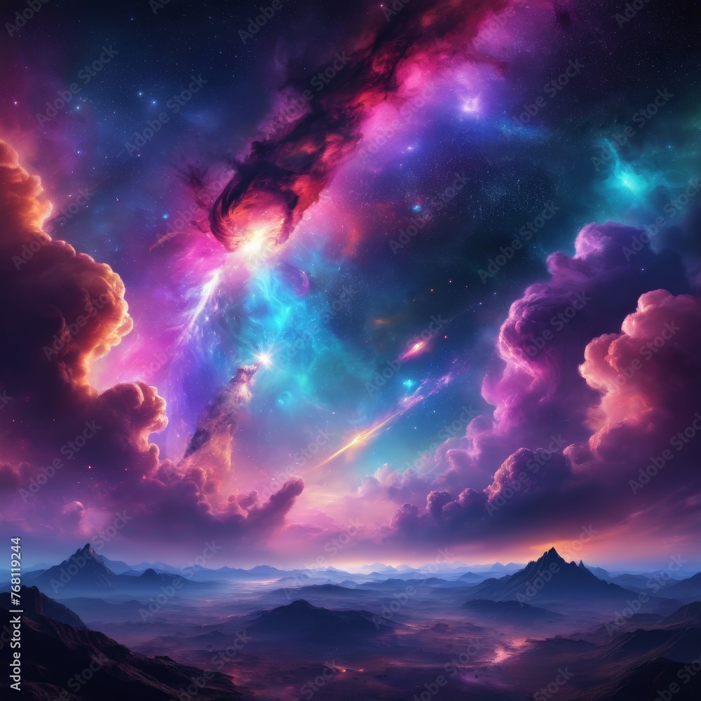 Fototapeta premium starry night sky