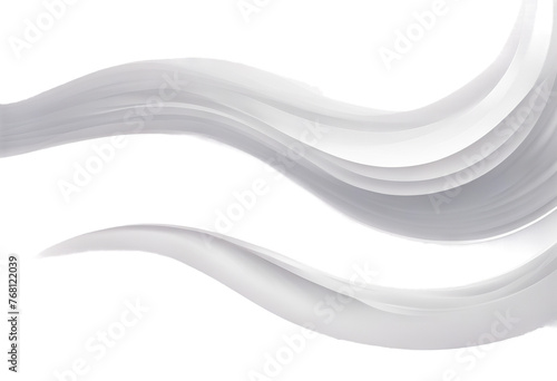 Smooth Soft Gray Illustration Background White Abstract Clean Wave Vector