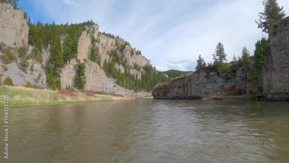 Looking back at Smith River canyon Looking back at Smith River canyon