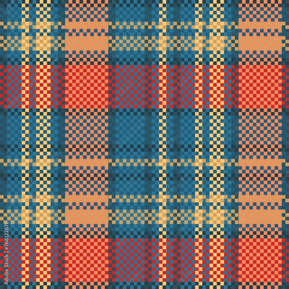 Tartan plaid pattern with texture. Tartan plaid pattern with texture.