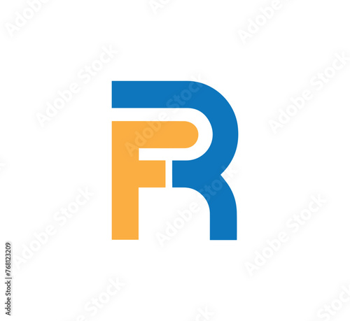 Free Download FR letter logo design vector template - GFXLoad