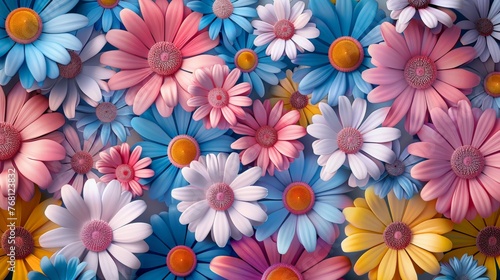 Colorful Flowers Arranged on Table