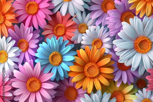 Colorful Flowers Arranged on a Table